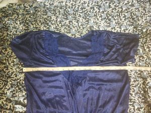 Vintage Navy Blue Nightgown
