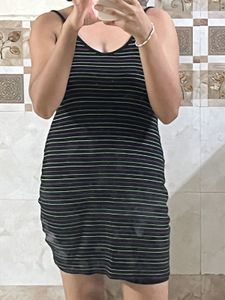 Striped Midi dress