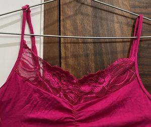 Pink Lace Cami