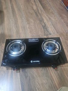 Candes Glass Gas Stove 2 Burners