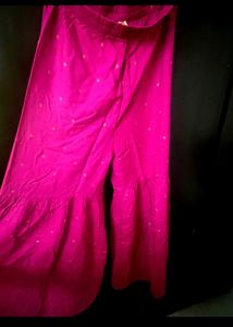Pink Kurtha With Plazzo  Ethnic Wear