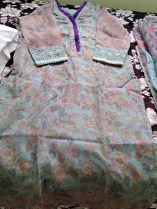 Floral Print Kurta Set