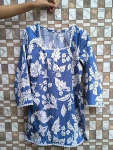 Blue Short Kurti 💙