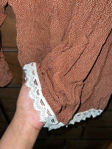 Brown colour top