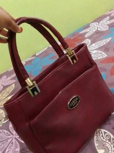 Lubna Purse - Burgundy