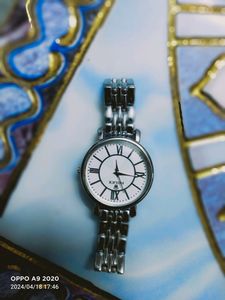 Silver Rolex Watch For Women