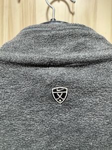 Nike Vintage Grey Zipup Fleece Jacket