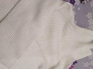 Cream Turtleneck Knit Sweater🩷🫂🌸💕❤️🧡