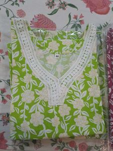 Sale On Factory Pieces- Cotton Kurti Available