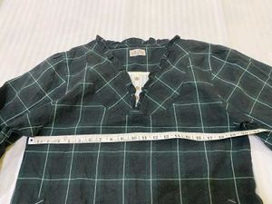 Checkered Casual Short Dress