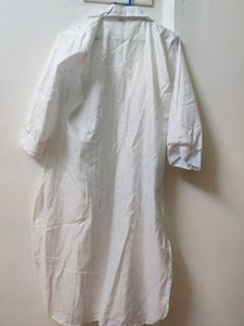Elegant White Kurta Pant Set