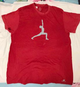 Red Yoga Graphic Tee