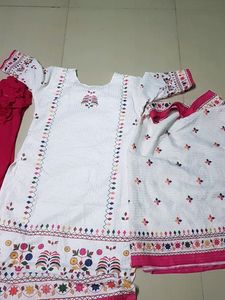 Suit Palazo With Digital Print Duptta