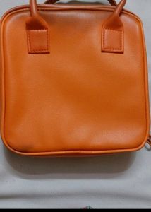 Orange Color Handbag