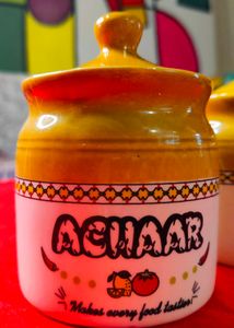 Small Pickle Ceramic Container