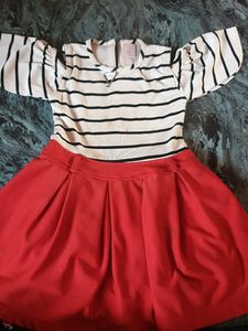 Girls' Offshoulder Frock