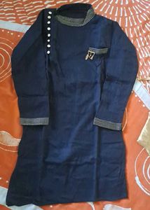 Stylish Navy Blue Kurta