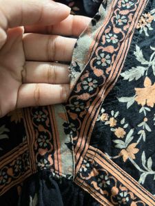 Floral Embroidered Midi Dress