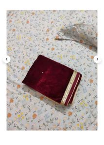 Marron Velvet Dupatta