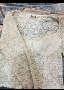 White Sheer Top