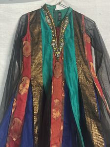 Anarkali Suit With Duppata For Kids