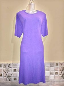 Size Large🎁Buy 2 Get 1 Free 🎁Purple Midi Dress