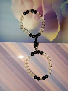Beaded Stretch Couple Bracelet Set