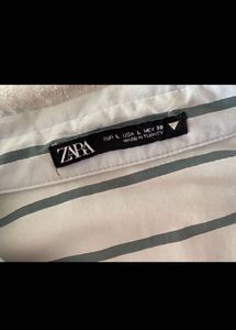 FREE Delivery ZARA Oversize cropped Shirt