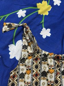 Patterned Sleeveless Top