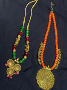 Tribal Oxidized Necklaces – Set of 2