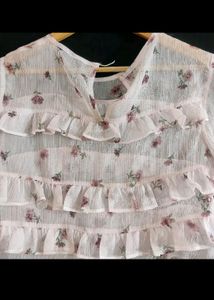 Forever 21 Sheer Top .