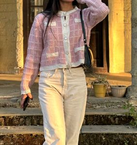 A Pink Cardigan