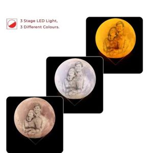 Personalized 3D Moon Lamp