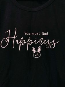 WOMEN&#39;S BLACK TEE
