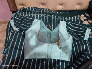 Elegant Striped Saree