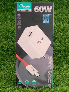 Ticon Vooc Power 60W 5x Faster 6.1A Charger