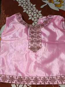 Pink Embellished Party Dress