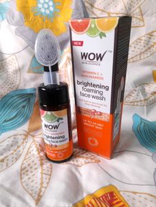 Wow Skin Science Brightening Foaming Face Wash 🍊