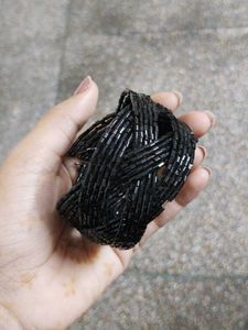 Black Beaded Bracelet