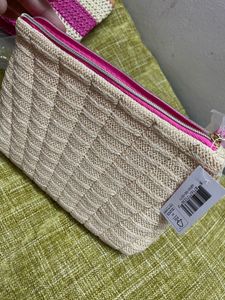 Woven Pouch with Tassel