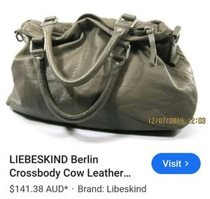 Liebeskind Berlin Grey Leather Satchel