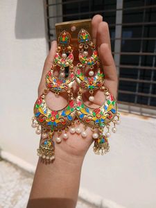 Colorful Jhumka Earrings