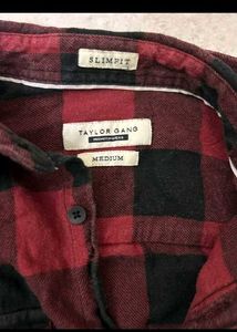 Red &amp; Black Plaid Shirt
