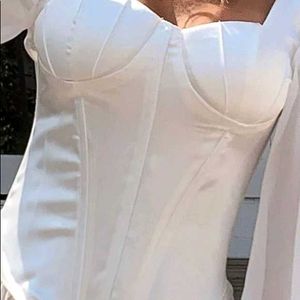 White Corset Dress