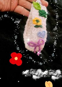 Crochet Wristlet Keychain