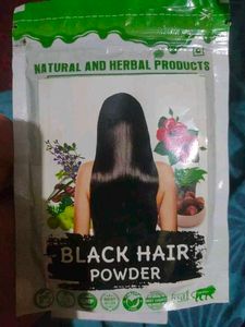 Natural Black Hair Dye Powder