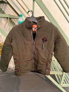 Boys new jacket mehandi colour