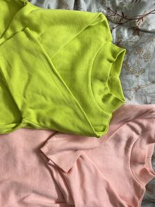 Pack Of Two- Zara Pastel Color T-shirts
