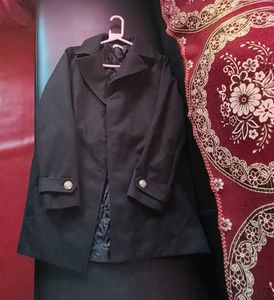 Elegant Black Overcoat