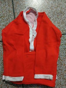 Vintage Red & White Button-Up Shirt